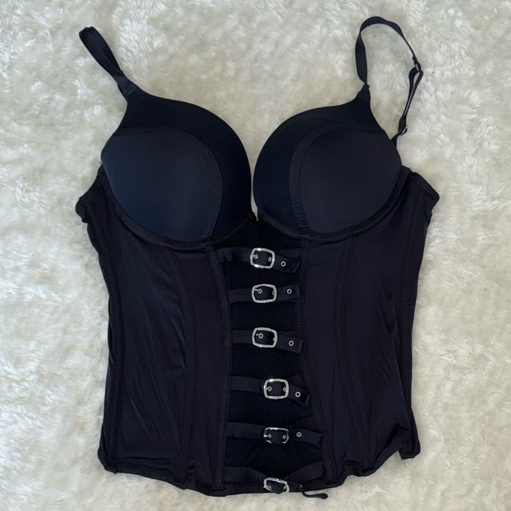 La SENZA Black Sleeveless Bustier